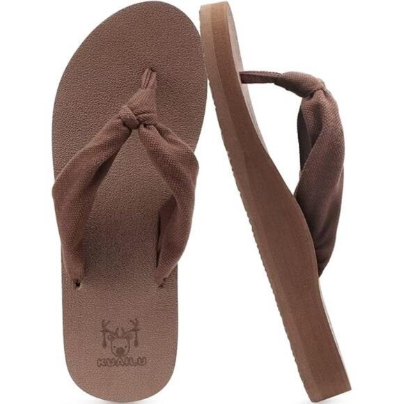 Comfort Flip Flops for Women – Arch Support Yoga Sandals with Cushion - Picture 7 of 7